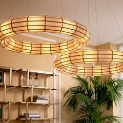 Żyrandol Ronco antique brass finish Eichholtz