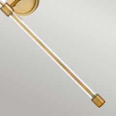 Kinkiet Barbour - 1 źródło światła - Wyblakły mosiądz