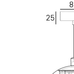 Lampa wisząca VOLTERRA P01968BR