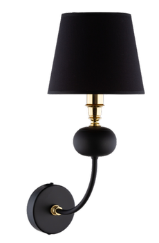 KINKIET NARNI - CZARNY MAT - KUTEK MOOD - MY HONEY HOME