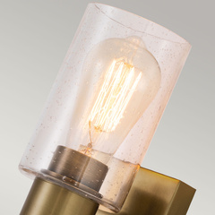 Kinkiet Deryn - 1 źródło światła - Naturalny mosiądz