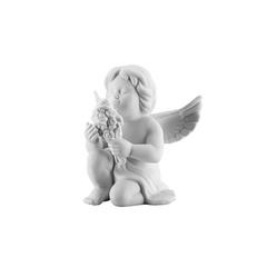 Anioł duży z kwiatami