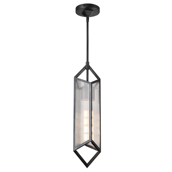 Lampa wisząca Cairo - 1 źródło światła - Miejski brąz