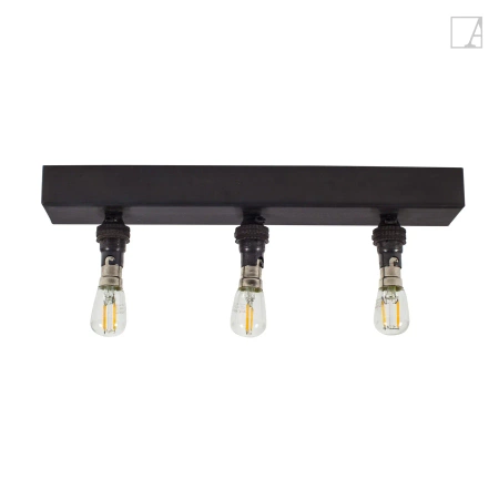 Lampa sufitowa Authentage Barron o szerokości 120 cm