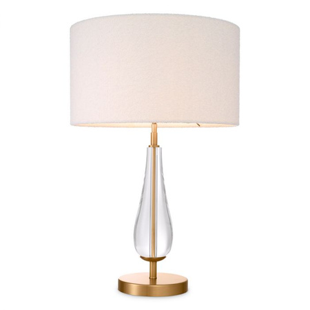 Lampa stołowa Eichholtz Stilla z antycznym mosiądzem z abażurem