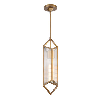Lampa wisząca Cairo - 1 źródło światła - Vintage mosiądz