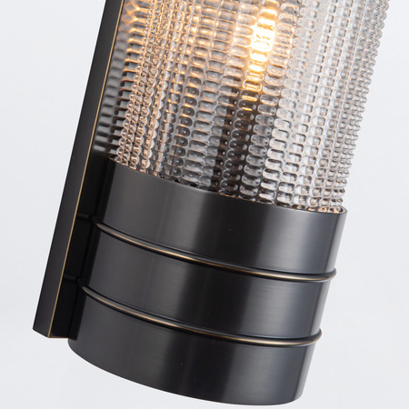 Kinkiet Willard - 2 źródła światła - Miejski brąz