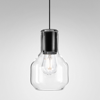 MODERN GLASS Barrel TP E27 fi50 Phase-Control zwieszany biały struktura