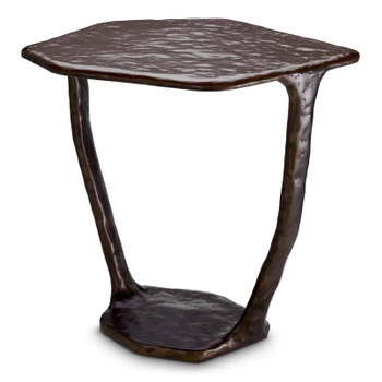 Stolik boczny Eichholtz Tigra wykończenie w kolorze brązu