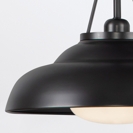 Lampa wisząca Palmetto - 1 źródło światła - Miejski brąz