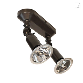 Lampa kierunkowa Authentage Fiston o profilu zaokrąglonym