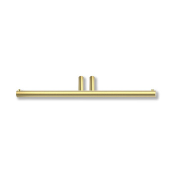 MIKADO Uchwyt na papier toaletowy Podwójny mosiężna mat