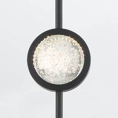 Lampa wisząca Barletta - 1 źródło światła - Matowa czerń