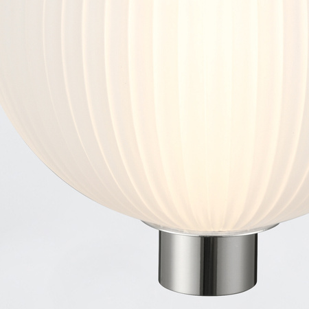 Mała lampa wisząca Palmas - 1 źródło światła - Polerowany nikiel