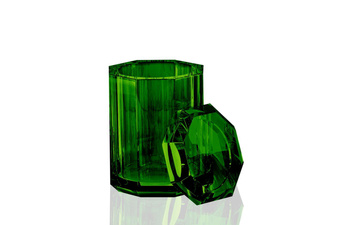 KRISTALL Pudełko z pokrywką Decor Walther Angielski zielony