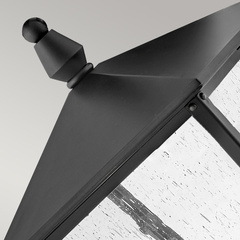 Średnia latarnia stojąca Huntersfield - 2 źródła światła - Czarny