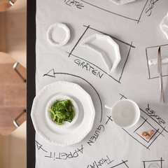 Talerz głęboki 21 cm Maria Biała