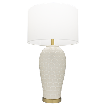 Lampa stołowa MURCIA T01033BR-WH