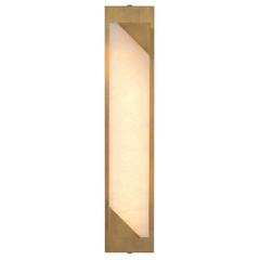 Kinkiet Scilla antique brass finish alabaster Eichholtz