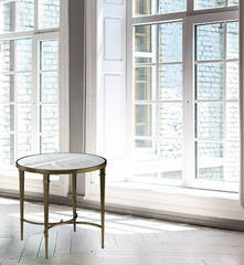 STOLIK BOCZNY WAVERLY - Ø 53 CM - MINDY BROWNES - MY HONEY HOME