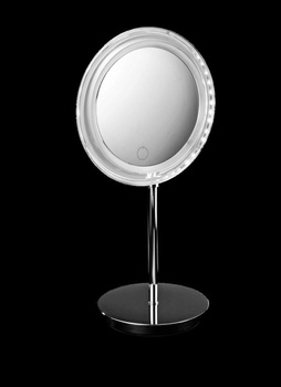 Lusterko kosmetyczne podświetlenie LED Decor Walther chrom wolnostojące