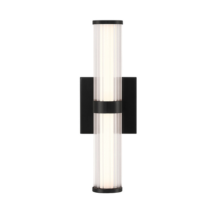 Mały kinkiet LED Fayton - Matowa czerń