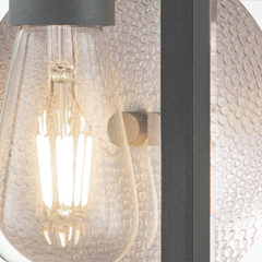 Średnia latarnia naścienna Byron - 1 źródło światła - Grafitowy