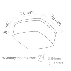 Oprawa wpuszczanaCaps