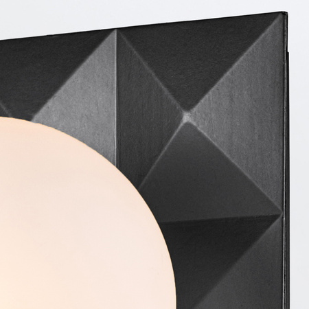 Kinkiet Deco - 1 źródło światła - Czarny