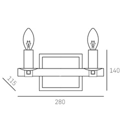 Kinkiet PORTLAND - My Honey Home