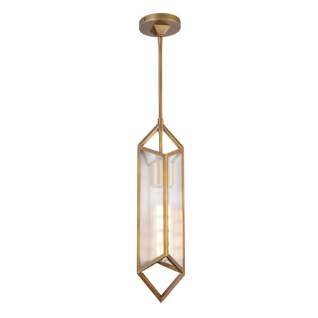 Lampa wisząca Cairo - 1 źródło światła - Vintage mosiądz