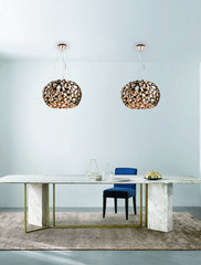 Lampa wisząca Carera Gold Orlicki Design