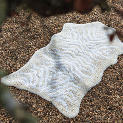 Dywan Kąpielowy Graccioza MOUNTAIN ZEBRA 90x150 cm Natural/White