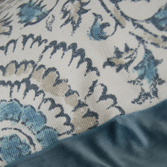 PODUSZKA KAMALA INDIGO 45x45 cm - MY HONEY HOME