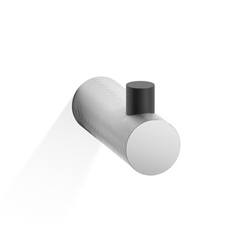 Wieszak Decor Walther pojedynczy Czarny mat / Chrom