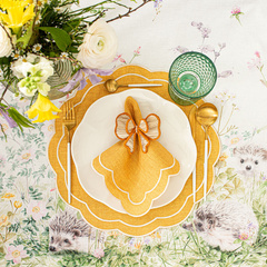 OBRUS BAWEŁNIANY HEDGEHOG - 130 x 250 CM - ROSEBERRY HOME - MY HONEY HOME