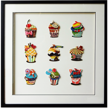 Obraz 3D Cup Cakes 104-9021