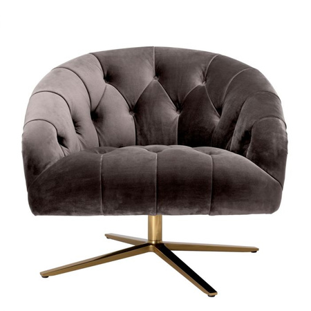 Fotel obrotowy Gardner Eichholtz - My Honey Home