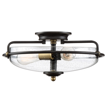 Plafon Griffin - 3 źródła światła - Brąz palladiański