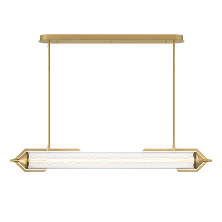 Lampa wyspowa Espada - Szczotkowane złoto