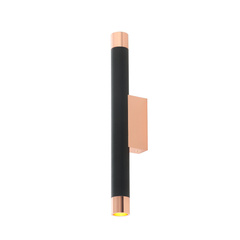 Kinkiet Q Parette Nero / Rose Gold Orlicki Design