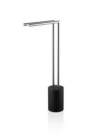Stojak na ręcznik Decor Walther Czarny mat / Chrom