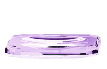 KRISTALL Taca Comb Decor Walther Fioletowy