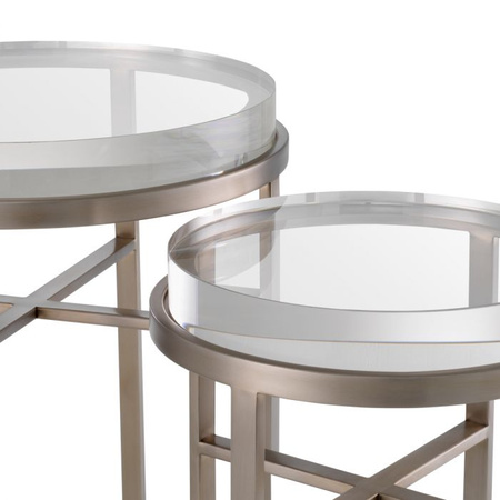 Stolik boczny Hoxton zestaw 2 Eichholtz