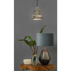 WELUROWY ABAŻUR BLUE - 30X30X21CM - LIGHT&LIVING - MY HONEY HOME