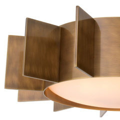 Żyrandol Mario vintage brass finish Eichholtz