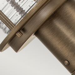 Mała latarnia stojąca Ashland Bay - 1 źródło światła - Oksydowany brąz