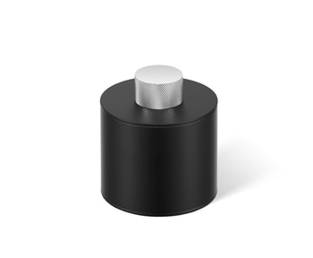 Pudełko z pokrywką Decor Walther Czarny mat / Chrom