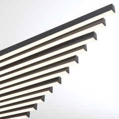 Żyrandol Seraph - Matowa czerń