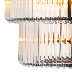 Chandelier Infinity Double gunmetal finish Eichholtz - My Honey Home